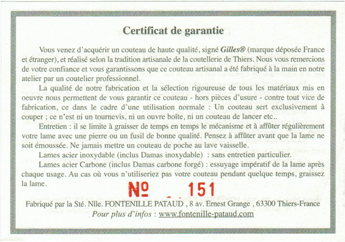 Certificat de garantie milwaukee